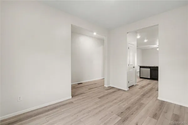 wooden floor in an empty room with wooden floor