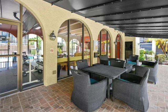 a car parked in front of a building