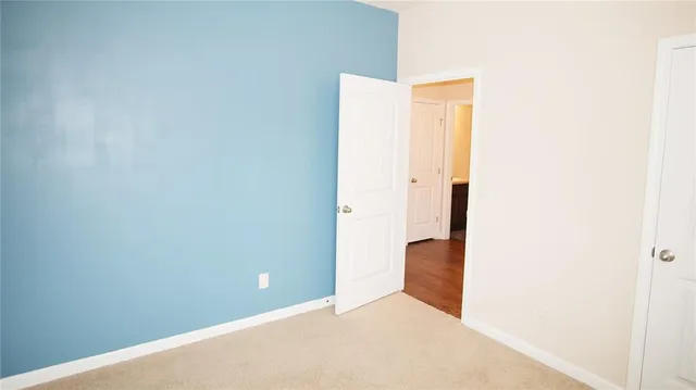 a view of a small space