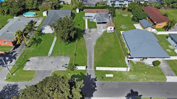 an aerial view of a
