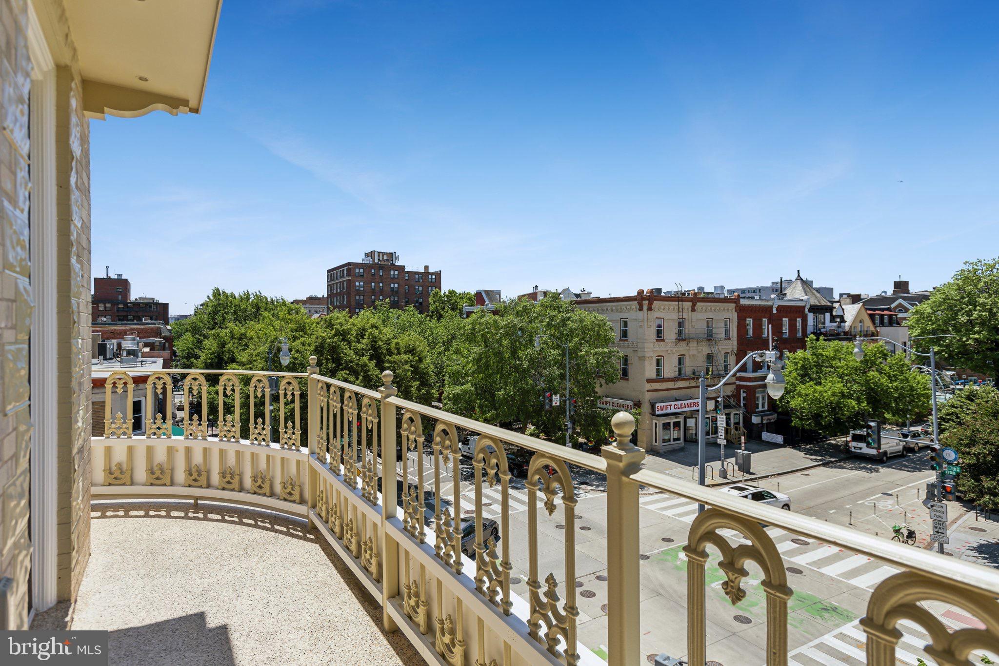 1641 R Street Northwest, Unit 403 Washington, DC 20009 - Photo 27 of 36 Charming balcony walking distance to Dupont Circle
