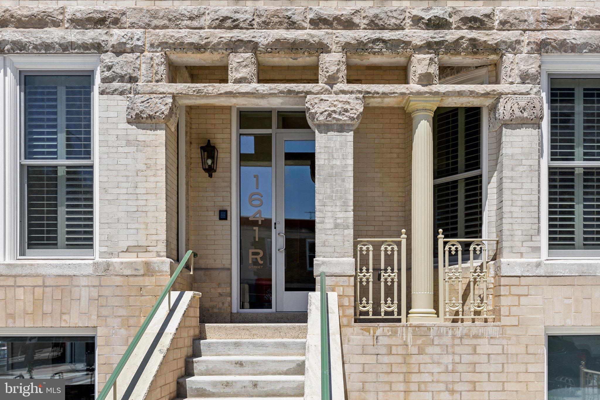 1641 R Street Northwest, Unit 403 Washington, DC 20009 - Photo 34 of 36 Elegant entrance with classic architectural charm.