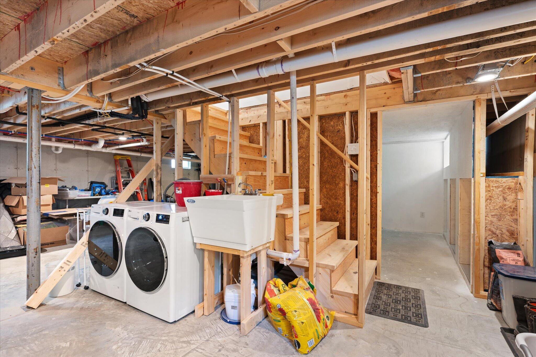 89 Wickett Farm Road Bucksport, ME 04416 - Photo 24 of 44 24-Basement Laundry