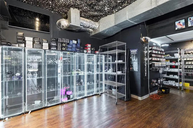 a view of water heater room with empty room