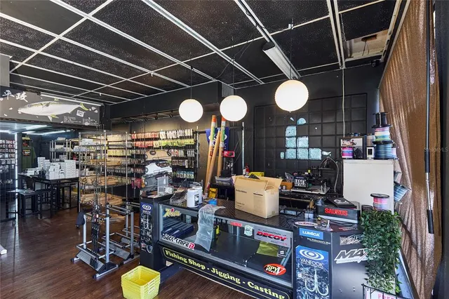 a outdoor space with lots of furniture