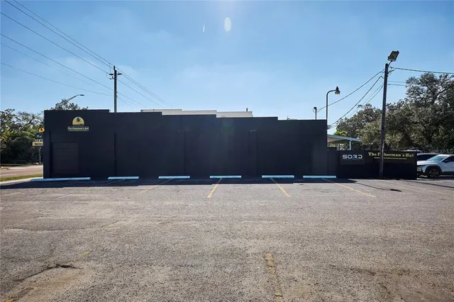 a backyard of a house