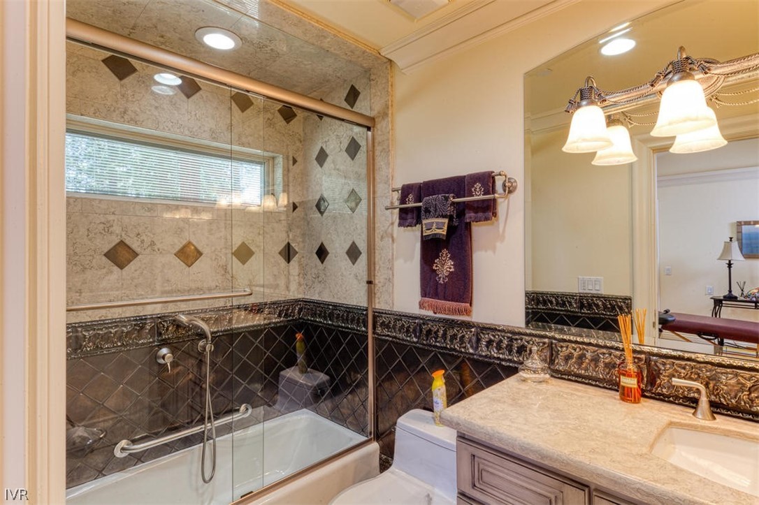 1580 Vivian Lane Incline Village, NV 89451 - Photo 23 of 35 a bathroom with a sink and a mirror