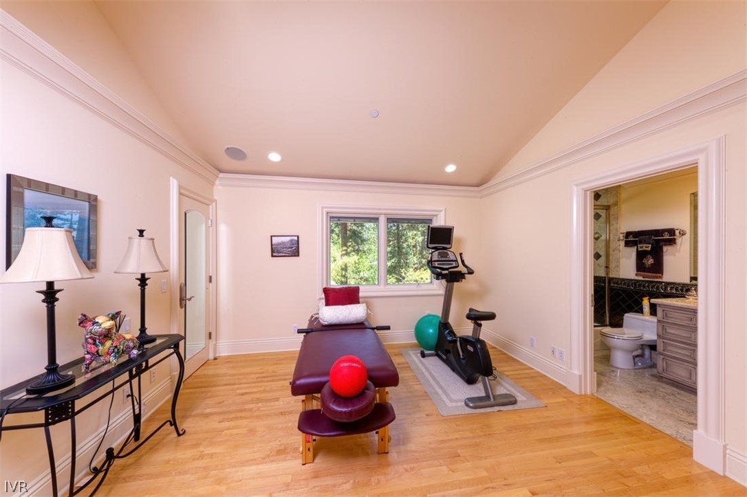1580 Vivian Lane Incline Village, NV 89451 - Photo 26 of 35 a view of a room with gym equipment