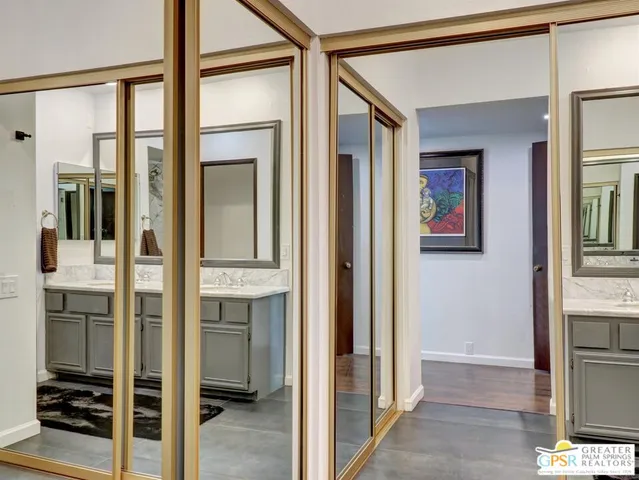 a view of front door with hallway