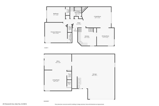$848,000 | 291 Roosevelt Avenue, Daly City, CA 94014