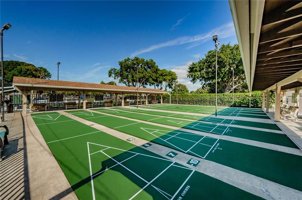 899 Cleland Court, Unit A Palm Harbor, FL 34684 - Photo 41 of 51 a view of a tennis ground with large trees