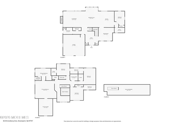 $1,799,990 | 66 Shrewsbury Avenue, Oceanport, NJ 07757
