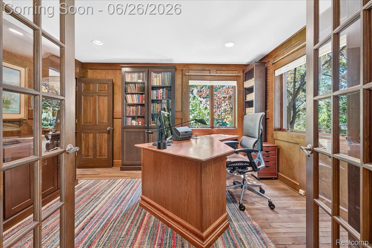 29498 East River Road Grosse Ile, MI 48138 - Photo 6 of 66 Office with Custom Bookcased