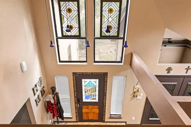 a view of a entryway door of the house