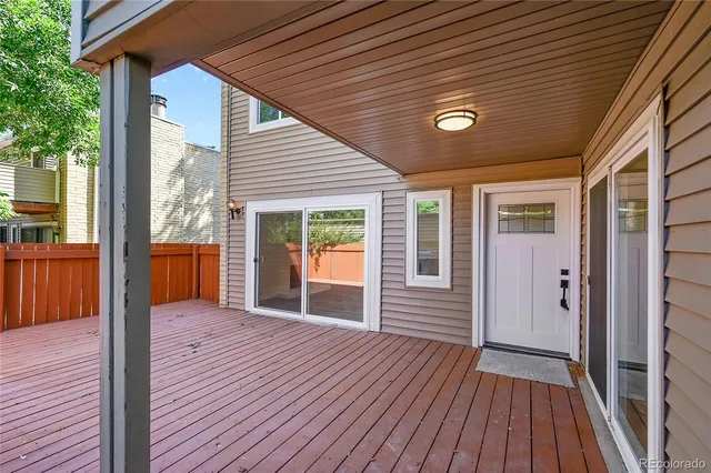 a view of a house with wooden floor