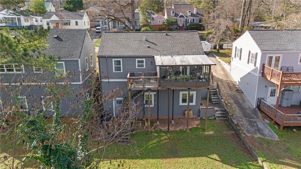 2444 Constance Street Atlanta, GA 30344 - Photo 38 of 39 a aerial view of a house with a yard