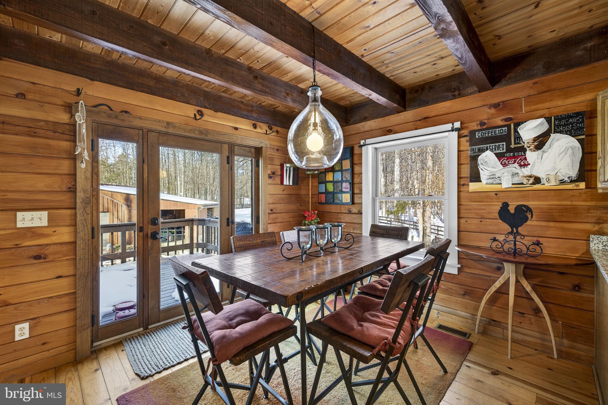 10418 Cliff Mills Road Marshall, VA 20115 - Photo 24 of 88 Deck Off Kitchen Overlooks Garden Pergola