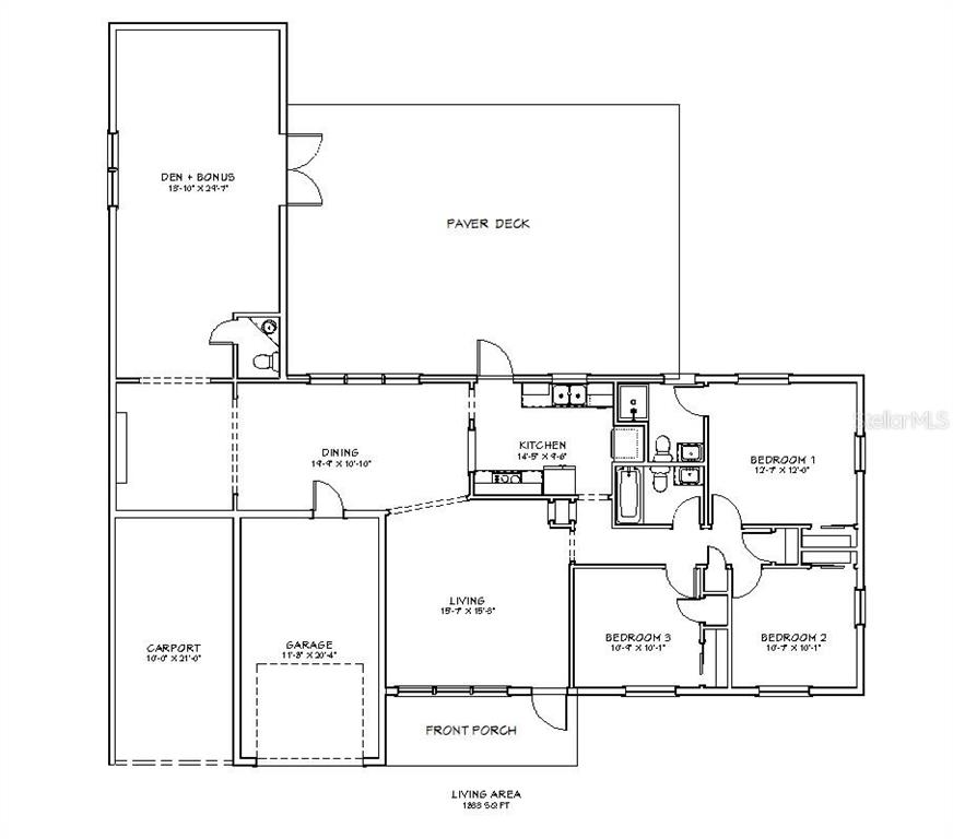 970 Gulf View Boulevard Dunedin, FL 34698 - Photo 35 of 35 a picture of a floor plan
