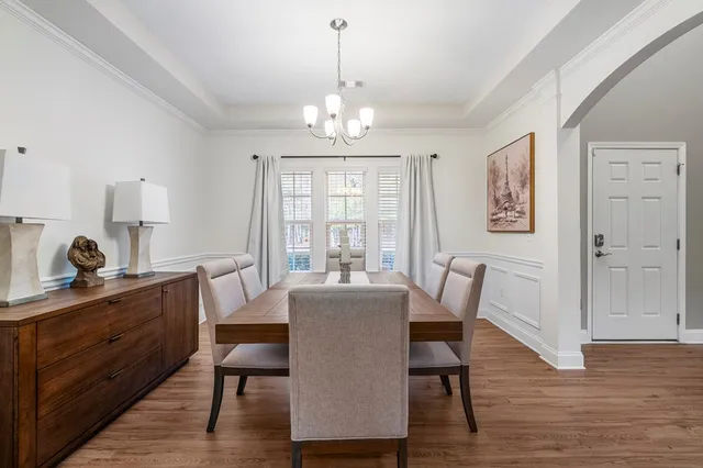 a kitchen with a stove and a microwave