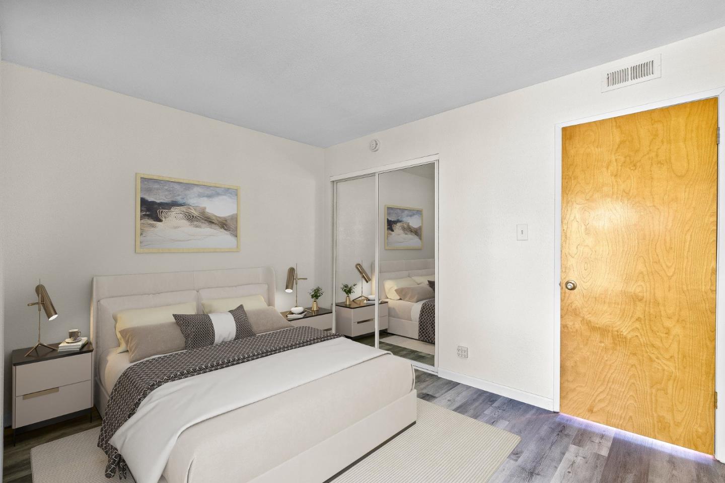1925 46th Avenue, Unit 78 Capitola, CA 95010 - Photo 12 of 31 a room with a bed and a view of bathroom