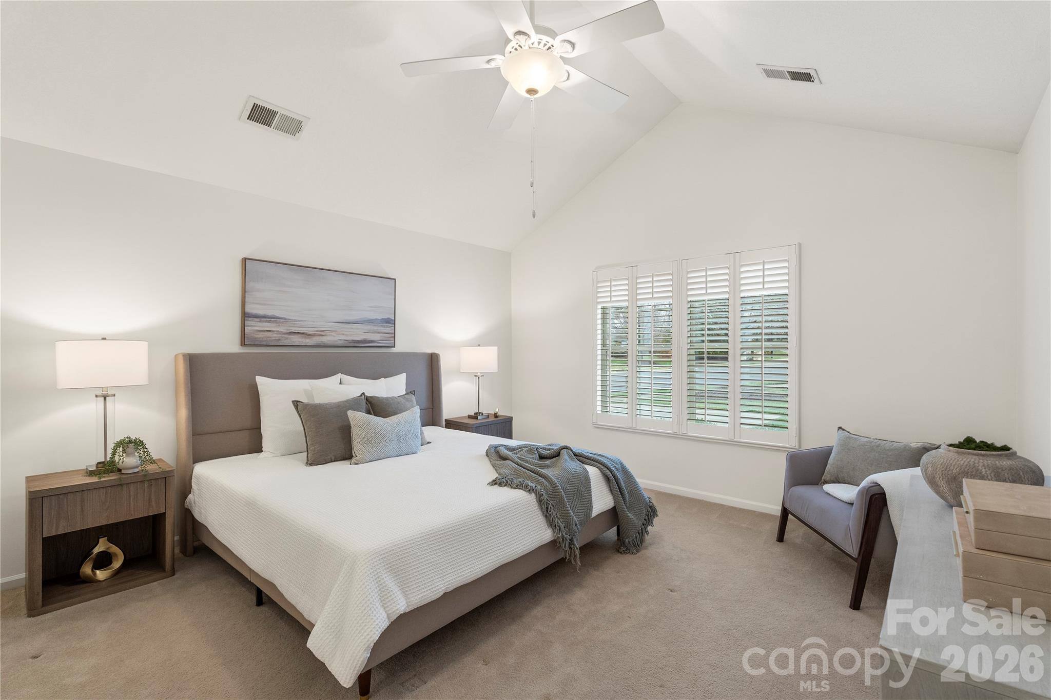 2444 Coltsview Lane Matthews, NC 28105 - Photo 19 of 43 a bedroom with a bed and a couch