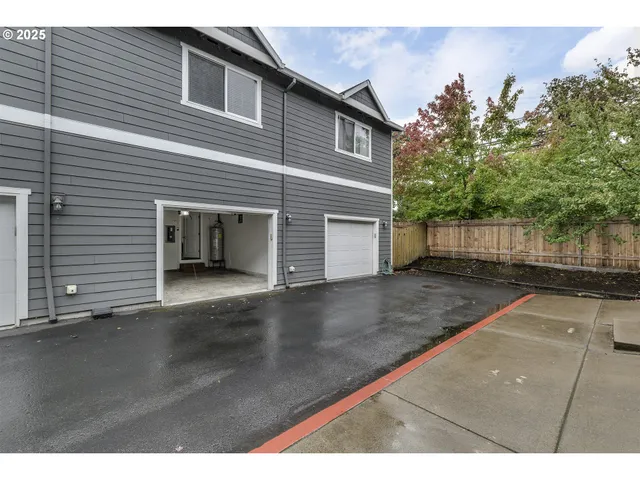 a view front of house with a garage