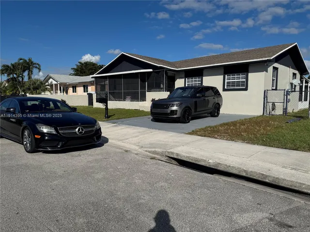 a car parked in front of house