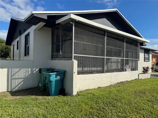 a view of front door of a house