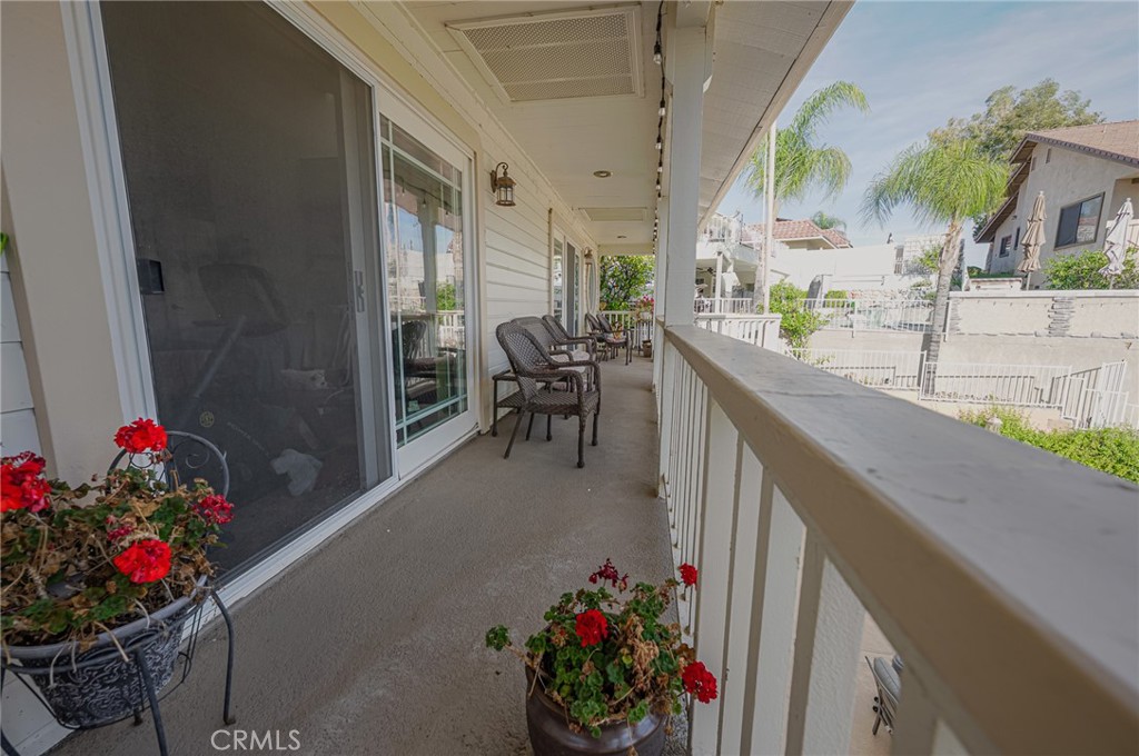 30010 Big Range Road Canyon Lake, CA 92587 - Photo 16 of 55 Balcony/Deck from Primary Bedroom to Loft/Office- indoor & outdoor views overlooking your wonderful backyard