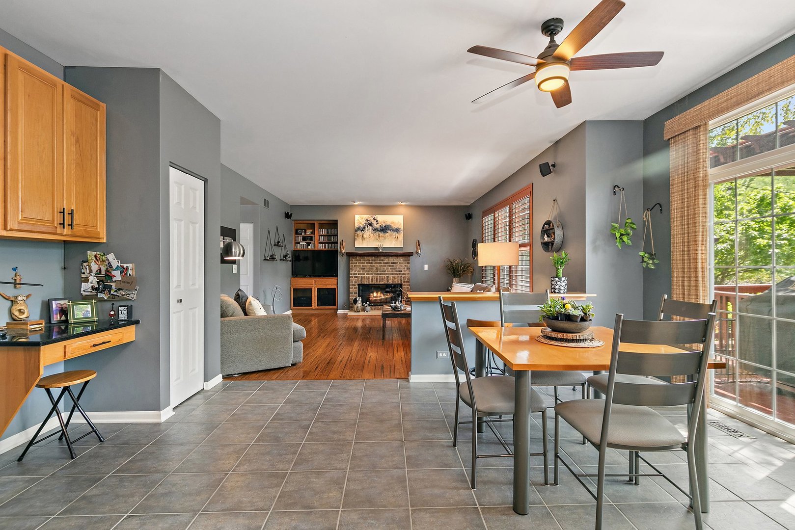 3908 Farmstead Road Carpentersville, IL 60110 - Photo 14 of 47 a view of a dining room with furniture window and outside view