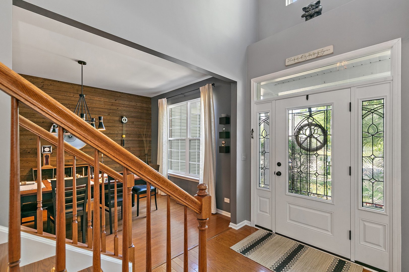 3908 Farmstead Road Carpentersville, IL 60110 - Photo 4 of 47 a view of an entryway with wooden floor
