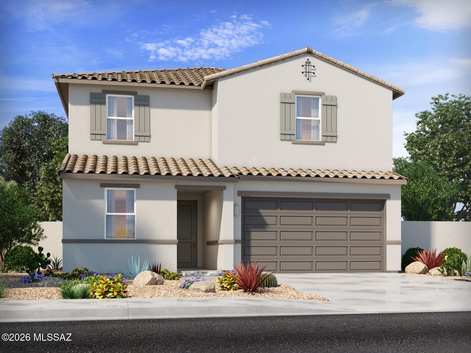 5160 West Bowen House Road Tucson, AZ 85757 - Photo 1 of 15 Photo is not of the actual home, but is an inspirational photo of builder’s model home and may depict options, furnishings, and/or decorator features that are not included