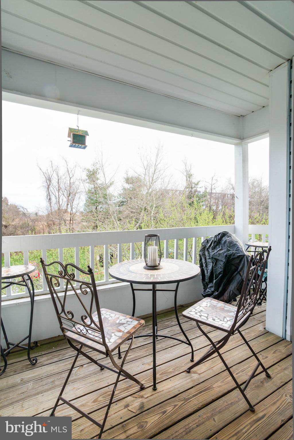 8611 Falls Run Road, Unit I Ellicott City, MD 21043 - Photo 22 of 23 Balcony, perfect for a relaxing dinner!