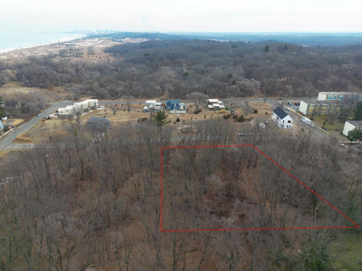 1040 North Wells Street Gary, IN 46403 - Photo 4 of 10 a view of a forest with a yard