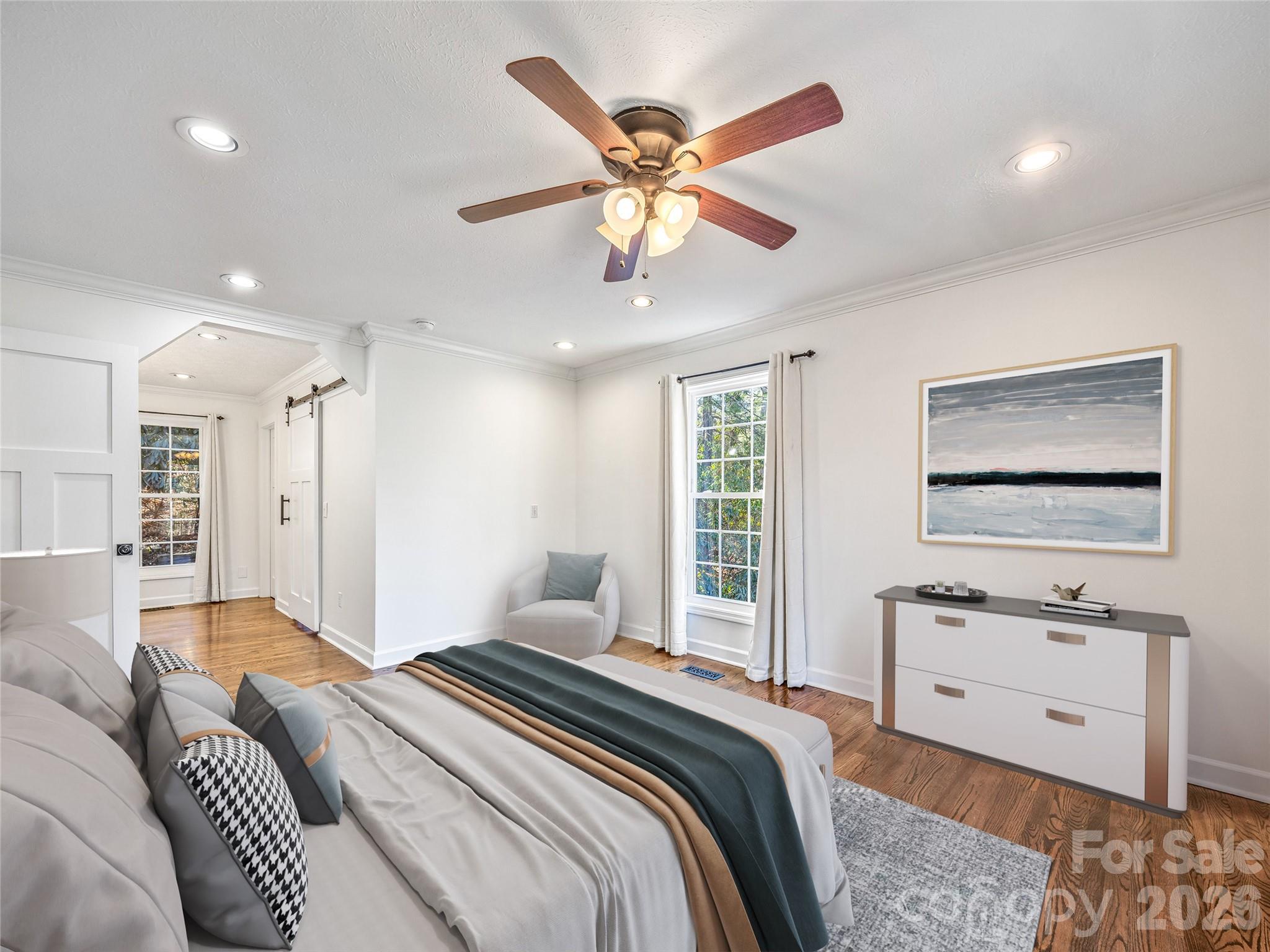 2388 Hebron Road Hendersonville, NC 28739 - Photo 26 of 42 a bedroom with a bed and a dresser