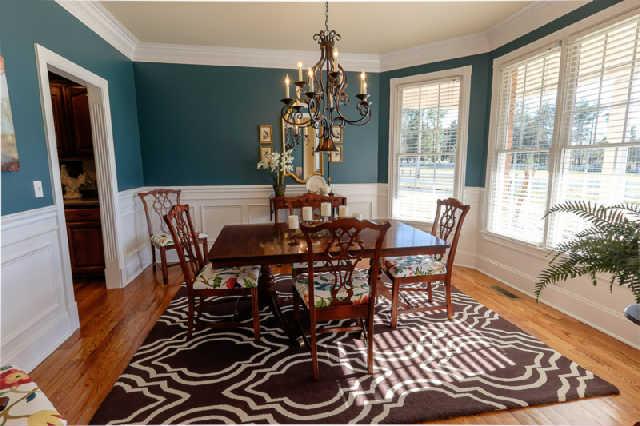 346 Parkway Road Tullahoma, TN 37388 - Photo 4 of 20 Formal dining room with hardwood flooring and wainscoting