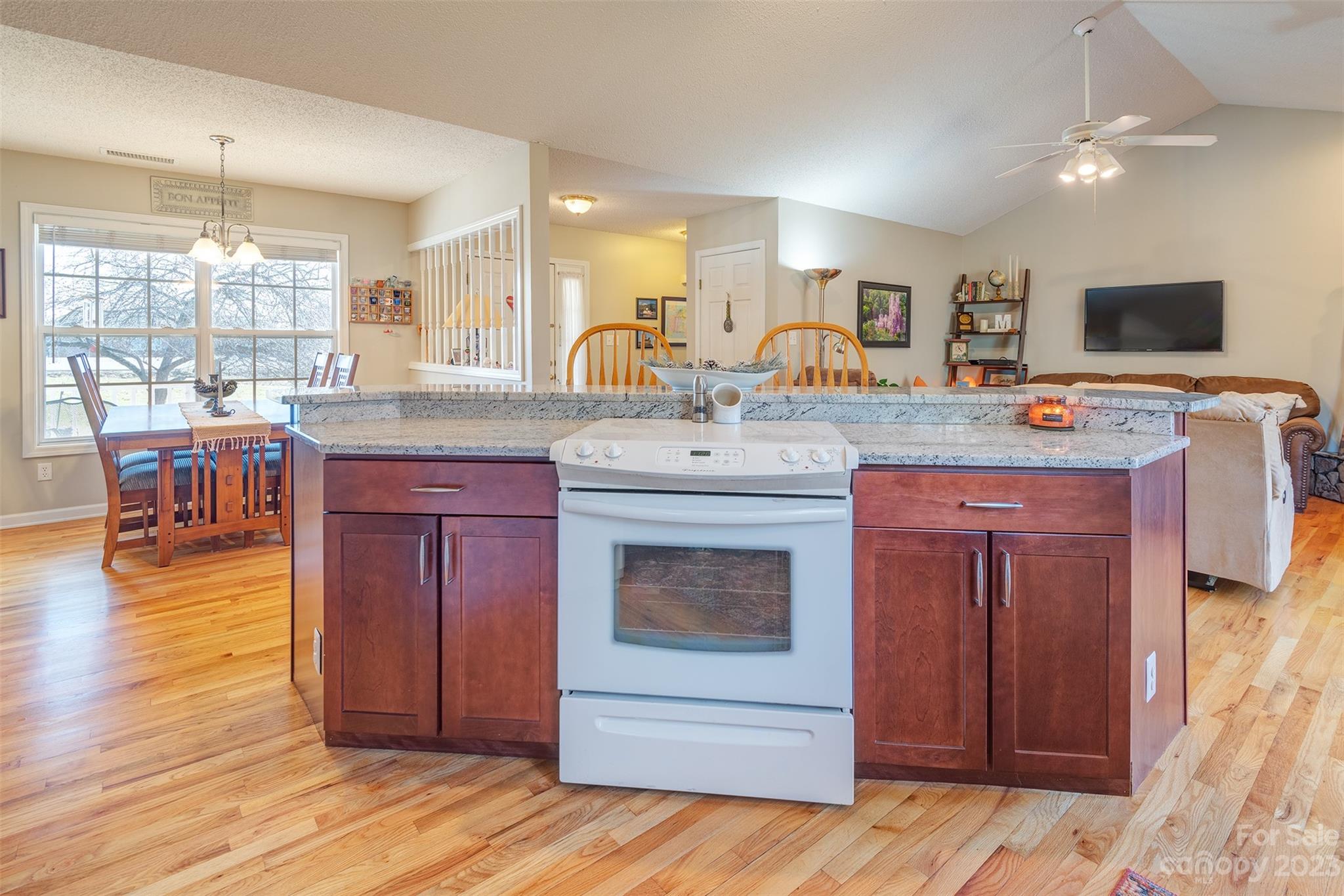 1315 Alexander Road Leicester, NC 28748 - Photo 13 of 28 a kitchen with a sink and a wooden floors