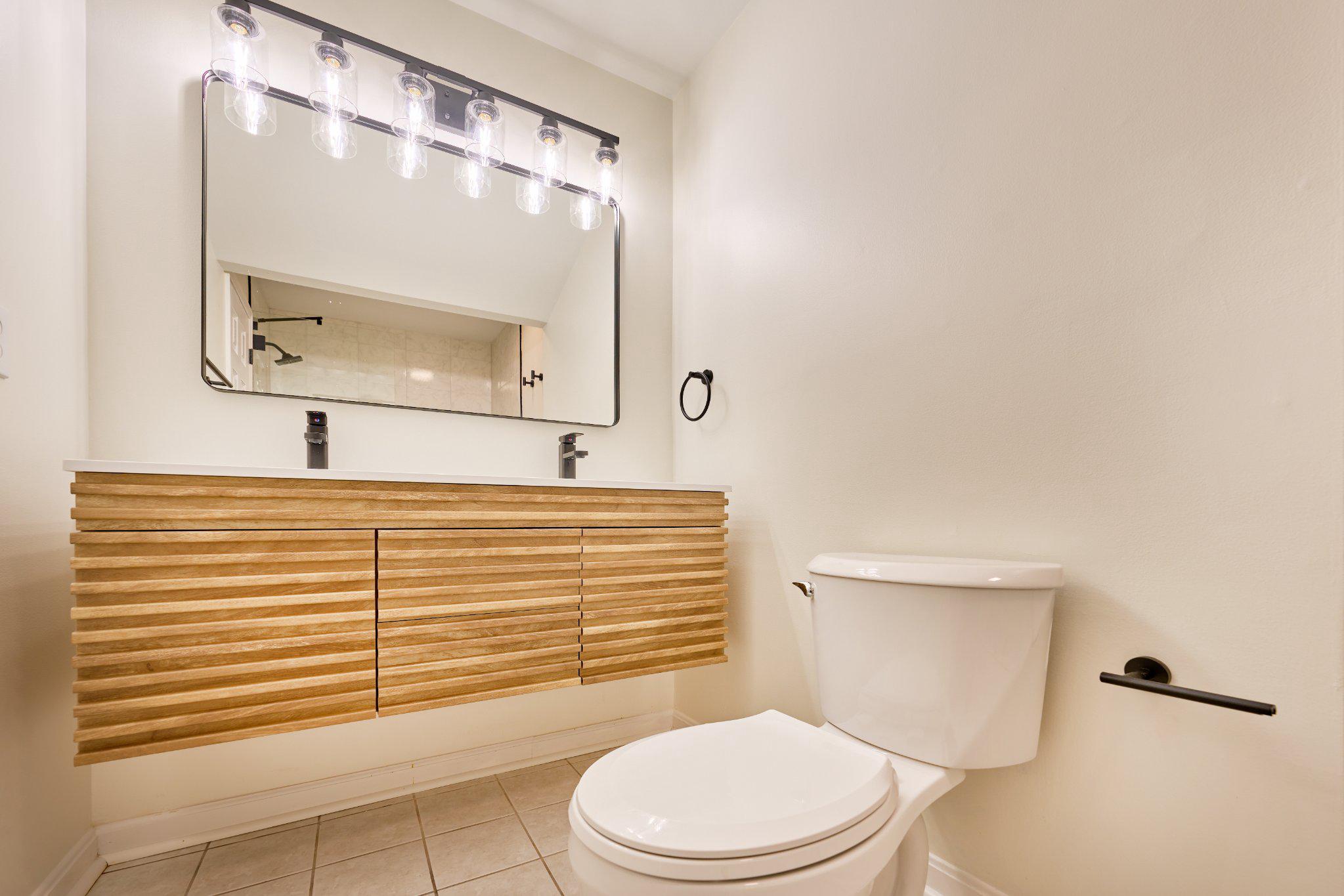 2924 Gracefield Road Silver Spring, MD 20904 - Photo 25 of 57 Modern master bathroom with sleek finishes.