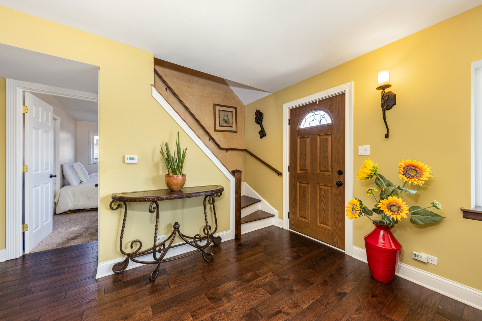 9236 Pembroke Lane Bridgeview, IL 60455 - Photo 15 of 40 a view of entryway room and hall with wooden floor