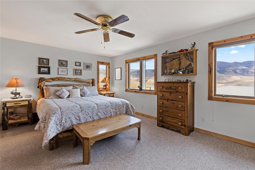 6015 Heeney Road Silverthorne, CO 80498 - Photo 22 of 35 The spacious Primary bedroom has fabulous views.