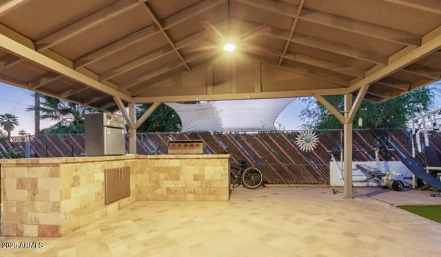 a view of parking garage