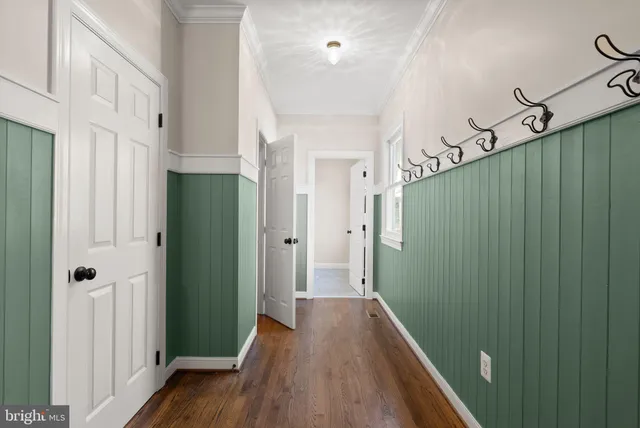 a view of closet area