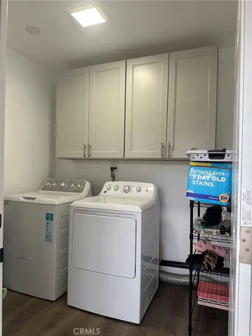 a room with storage and utility