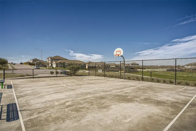a view of a basketball court