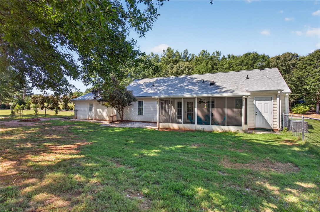 3336 Centerville Road Anderson, SC 29625 - Photo 40 of 50 A private, fenced backyard offers ample space for outdoor living and recreation.