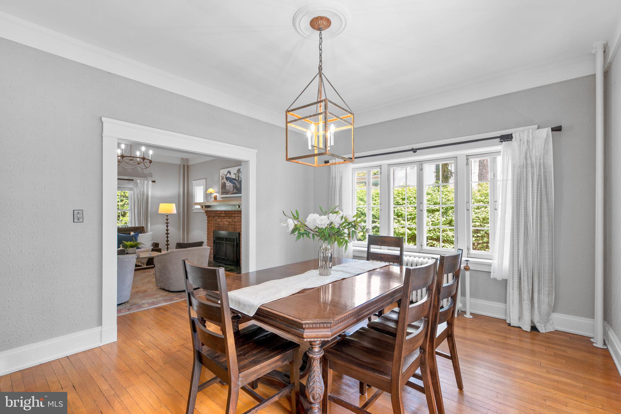 1703 Frederick Road Baltimore, MD 21228 - Photo 14 of 71 Heart pine floors continue into dining room