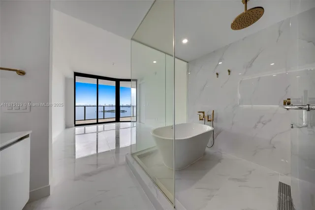 a view of a flower in a park