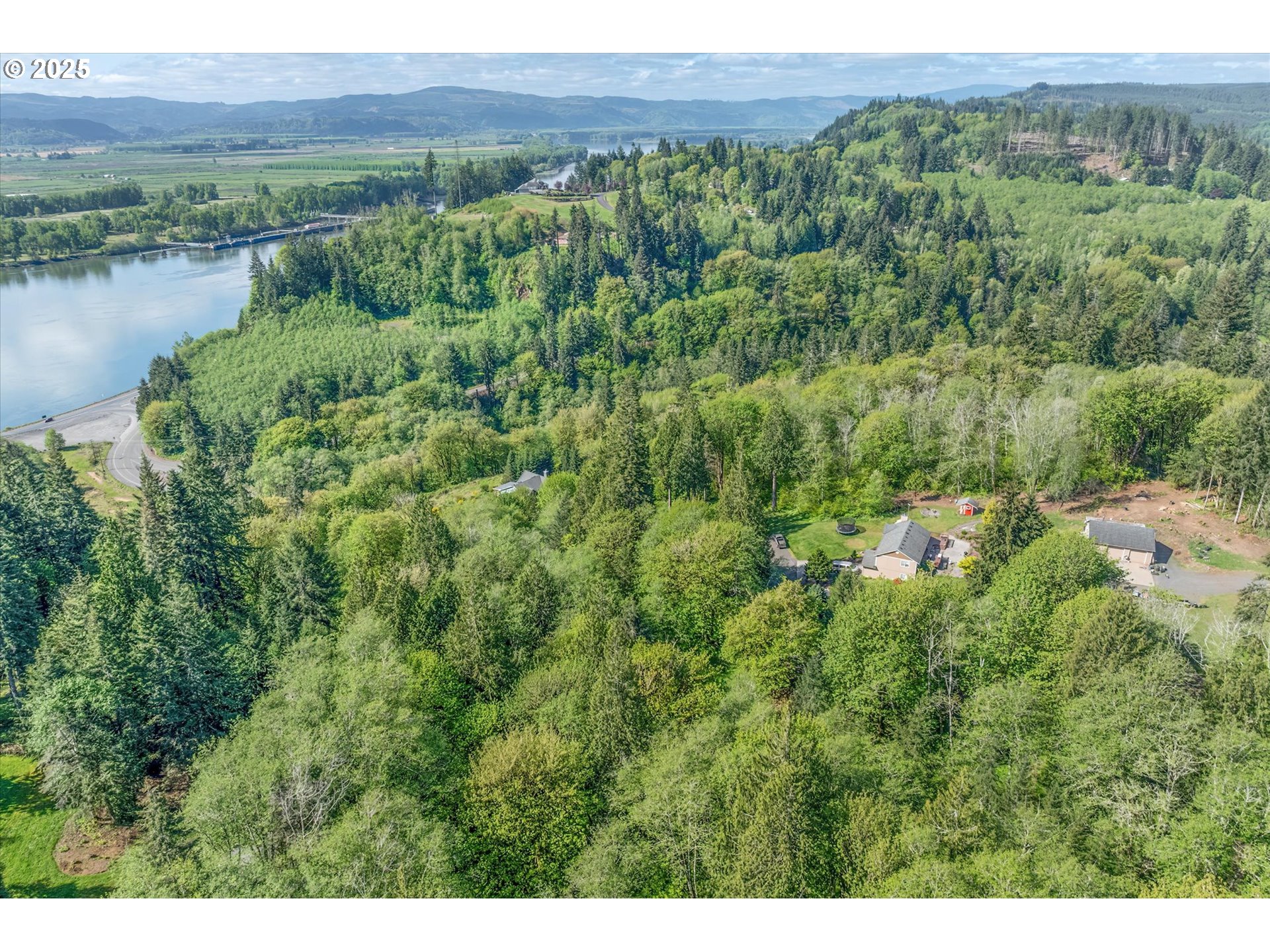 Mill Falls Lane Longview, WA 98632 - Photo 10 of 18 a view of a lush green forest with trees and some houses