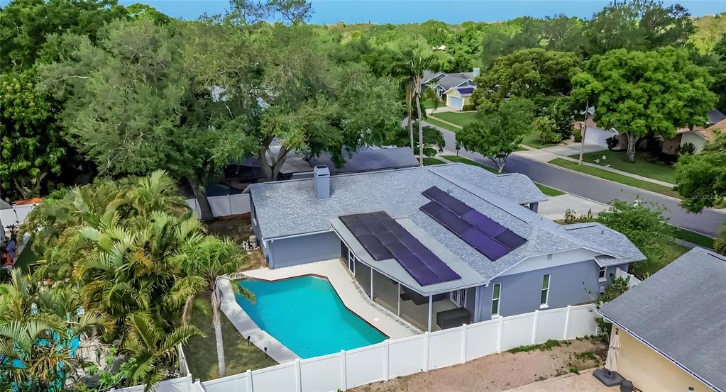 1668 Allens Ridge Drive North Palm Harbor, FL 34683 - Photo 44 of 48 an aerial view of house with yard