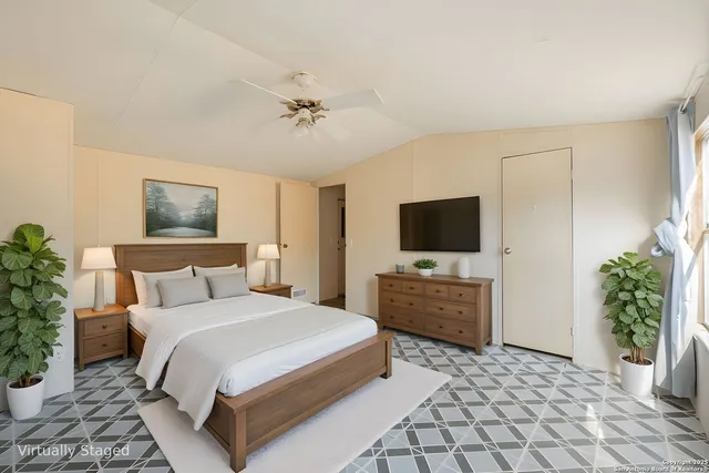 a view of a room with a natural light